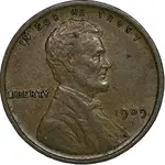 1909 Lincoln Wheat Penny