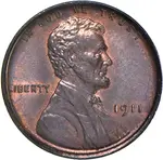 1911 Lincoln Wheat Penny