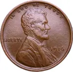 1916 Lincoln Wheat Penny