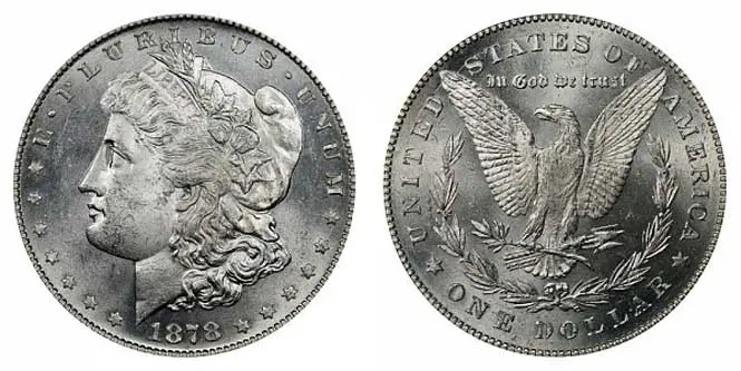 1878 P Morgan Silver Dollar