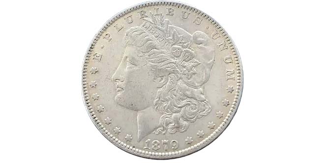 1879 Morgan Silver Dollar Reverse