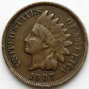 1907 Indian Head Penny