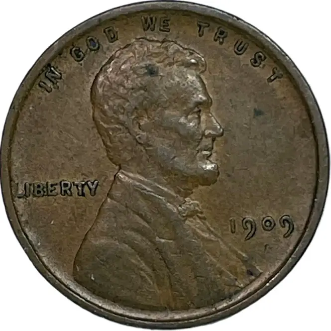 1909 Lincoln Wheat Penny