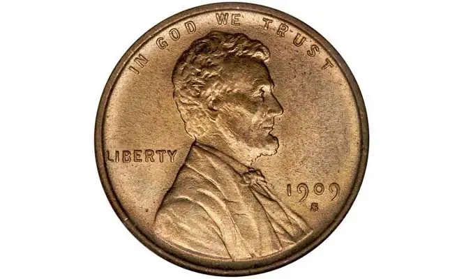 1909 S Lincoln Wheat Cent