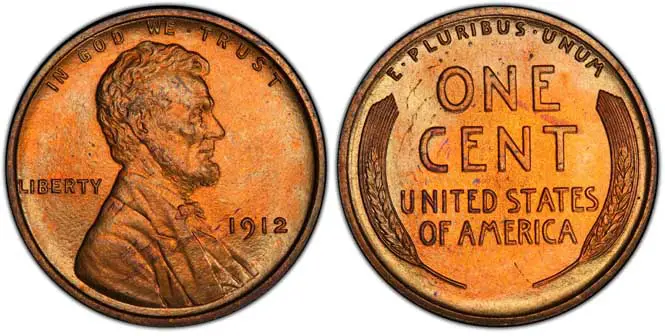 1912 Lincoln Wheat Penny Proof
