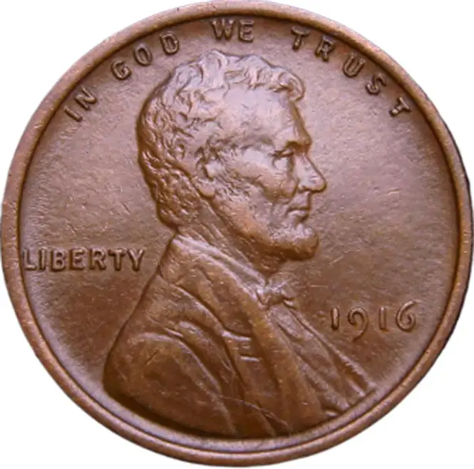1916 Lincoln Wheat Penny