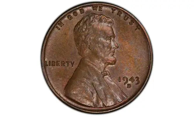 1943 D Lincoln Cent - Most Valuable Wheat Penny