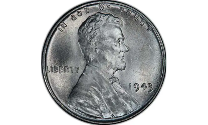 1943 Steel Lincoln Wheat Penny