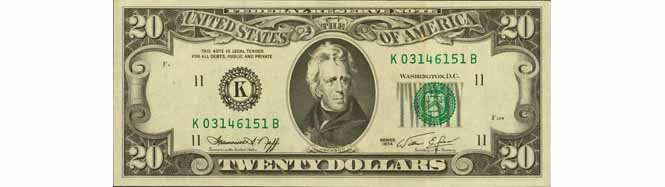1974 $20 Bill