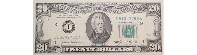 1985 $20 Bill