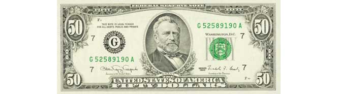 1990 50 Dollar Bill Value How Much Is It Worth 