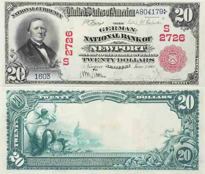 1902 Twenty Dollar National Bank Note